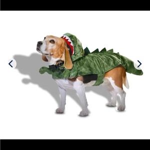 Bootique Green Dinosaur Hooded Dog Halloween Costume XXXL